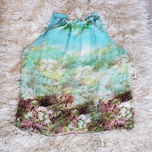 Women's Blouse Multicolor Sleeveless By GRIFFLIN